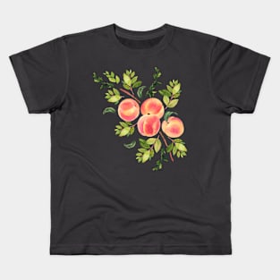 Just Peachy back n front 2 Kids T-Shirt